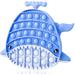 Blue Shark Boy Pop Fidget Toy whale Bubble Popping Sensory Stress Relief Toy Fish Cool Fidget Popper for Kid s Light Grey
