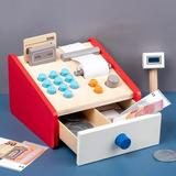 Kids Toys 1 Set Kids Play House Toys Simulated Cash Register Kit Early Learning Supplies Ineresting Gift for Children
