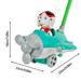 Baby Walker Hand Push Airplane Toy Car Outdoor Sports Toddler Pull Walks Rod Push Cart Drag Tongue Out Walking Educational Toys B