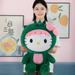 35/50/65cm Sanrio Kawaii Hello Kitty Dinosaur Plush Toy Cartoon Doll Room Decoration Sleeping Throw Pillow Kids Birthday Gift