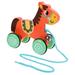 Puppy Dog Toys for Kids Chidren Knock Children Drag Cartoon Baby Wooden Stroller