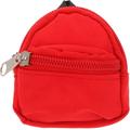 Red Rucksack Doll Cloth Backpack Mini School Supplies Decorate Micro Scene