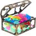 Girl Toys Girls Fake Diamonds Pool Gems Party Decoration Pirate Treasure Chest Colorful Glowing Stones Plastic Child