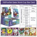 2022 Panini Football Star Cards Box Qatar World Cup Soccer Star Collection Messi Ronaldo Footballer Limited Fan Cards Box Set 1 box 24 packs