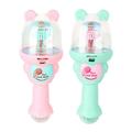 2pcs Slam Dunk Toy Mini Sound and Light Shooting Machine Funny Decompression Toy for Friends (Green + Pink)