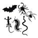 12 Pcs Artificial Insect Prop Bat Decor Fake Spiders Toys Halloween Insects Tricky April Fools Day Props