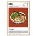 Pho Poster Food Wall Art Vietnam Food Print Modern Kitchen Wall Art Chef Poster Kitchen Poster Pho Recipe Kitchen Posters Wall Decor (Unframed) 24â€³ x 36â€³