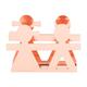 Vertical Napkin Holder Humanoid Pattern Iron Art Napkin Holder Multifunction Metal Napkin Holder Desktop Organizer Rose Gold