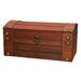 1pc Vintage Treasure Chest Wooden Jewelry Storage Box Unique Photography Prop