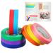 8 Rolls Colored Tape Painters Colorful Tapes Trinketzy Duct Masking Paper with Adhesive