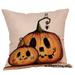 Decorations Throw Pillows Fall Pumpkin Pillow Case Waist Throw Cushion Cover Sofa Home Decor