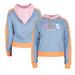 Women's New Era Light Blue York Mets Fashion Color Pop Pullover Hoodie