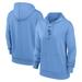 Women's Nike Light Blue Kansas City Royals Authentic Collection Connect Practice Performance Pullover Hoodie