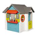 Smoby Maison Chef House en plastique anti-UV avec Marchande et Cuisine 135 x 132 x 124 cm