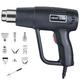 Groofoo - Heat Guns Set 2000W Hot Air Gun 60℃600℃ Stepless Temperature Control + 2 Air Flow Overload Protection Suitable for Heating, Defrosting and