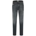 5-Pocket-Jeans BUGATTI Gr. 35, Länge 34, grau (dunkelgrau) Herren Jeans 5-Pocket-Jeans