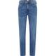 Straight-Jeans MUSTANG "Washington Straight" Gr. 33, Länge 32, blau (medium washed 573) Herren Jeans Straight Fit