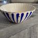 Anthropologie Dining | Anthropologie Indigo Daze Yesteryear Bowl Blue Stripe | Color: Blue/Gold | Size: Os