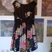 Jessica Simpson Dresses | Jessica Simpson Size 10 Black Floral Mini Dress | Color: Black/Pink | Size: 10