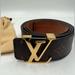 Louis Vuitton Accessories | Louis Vuitton Monogram Belt | Color: Brown/Tan | Size: Os