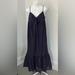 J. Crew Dresses | J. Crew Navy/Pink Maxi Sundress Sz. M | Color: Blue/Pink | Size: M