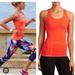 Athleta Tops | Athleta Size M Orange Fastest Track Racerback Tank | Color: Orange | Size: M