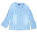 J. Crew Tops | J. Crew Chambray Bell Sleeve Faded Shirt Size M | Color: Blue/White | Size: M