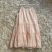 Anthropologie Dresses | Dra Los Angeles Natalia Striped Sleeveless Babydoll Tiered Dress- Size Large New | Color: Pink/White | Size: L