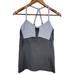 Athleta Tops | Athleta Striped Workout Top Size S | Color: Blue/Gray | Size: S