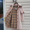 Burberry Jackets & Coats | Burberry Check Lined Trench Coat With Capelet And Hood | Color: Pink | Size: Xs