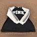 Victoria's Secret Tops | Euc Victoria's Secret Pink Campus Long Sleeve Tee Black White Logo M Rare | Color: Black/White | Size: M