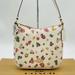 Kate Spade Bags | Coach Ellie File Bag With Floral Print Leather | Color: Cream/Gold | Size: Os