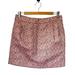 J. Crew Skirts | J. Crew Skirt Pink Gold Metallic Mini Jacquard Tweed Mini Skirt Women's Sz 4 | Color: Gold/Pink | Size: 4