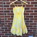 Lilly Pulitzer Dresses | Lilly Pulitzer Smocked Sundress Yellow White Sleeveless | Color: White/Yellow | Size: Xxlg