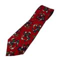 Disney Accessories | Disney Store Goofy Dad Grill Tie Necktie Red Silk Walt Disney Co Novelty Teacher | Color: Red | Size: Os