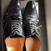 Gucci Shoes | Gucci Black Patent Leather Dress Shoes Oxfords. Us Size 7.5 | Color: Black | Size: 7.5