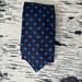 Burberry Accessories | Burberry London Blue Polka Dot Tie Silk Made In Italy | Color: Blue | Size: Os
