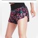 Athleta Shorts | Athleta Running Free Printed Shorts 3.5” In Xs | Color: Black/Pink | Size: Xs