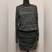 Athleta Dresses | Athleta Beyond Soft Avenues Dress Tunic Women’s S Small | Color: Black/Gray | Size: S