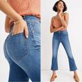 Madewell Jeans | Madewell Curvy Cali Demi-Boot Jeans In Tierney Wash: Eco Edition Blue Ankle | Color: Blue | Size: 24