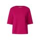 Cecil Kurzarm Sweatshirt Damen pink sorbet, Gr. XL, Polyester, Weiblich Pullover