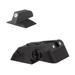 Kensight DAS Serrated Blade w/Artic White Dots Adjustable Rear 1911 Sight Black 970-678