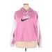 Nike Pullover Hoodie: Pink Graphic Tops - Women's Size 3X