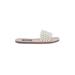 Aqua Sandals: White Shoes - Women's Size 7 1/2 - Open Toe