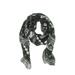 Printed Village Scarf: Black Accessories