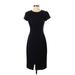 Club Monaco Casual Dress - Sheath: Black Solid Dresses - Women's Size 2