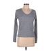 Lululemon Athletica Active T-Shirt: Gray Activewear - Women's Size 8
