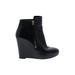 MICHAEL Michael Kors Ankle Boots: Black Solid Shoes - Women's Size 7 - Round Toe