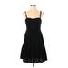 Old Navy Casual Dress - Party Sweetheart Sleeveless: Black Print Dresses - Women's Size Small Petite