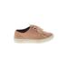 Margaux Sneakers: Tan Solid Shoes - Women's Size 37.5 - Round Toe